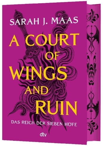 Buchcover und Innenansicht für das Buch: A Court of Wings and Ruin