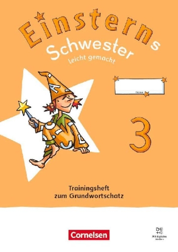Buchcover und Innenansicht für das Buch: Einsterns Schwester Leicht gemacht 03. Neubearbeitung 2022 - Trainingsheft zum Grundwortschatz - Verbrauchsmaterial