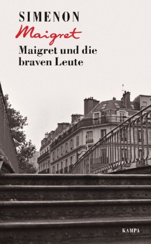 Buchcover und Innenansicht für das Buch: Maigret et les braves gens