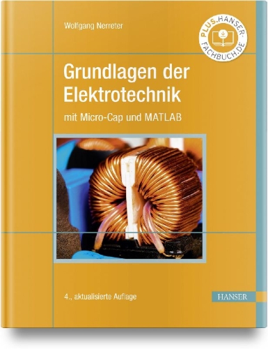 Buchcover und Innenansicht für das Buch: Grundlagen der Elektrotechnik