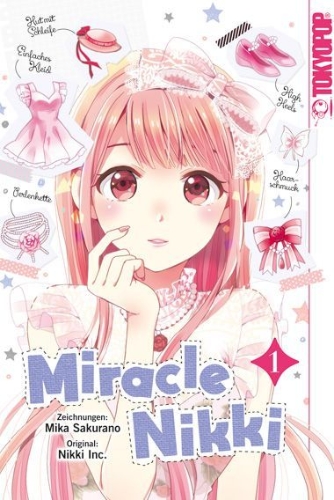 Buchcover und Innenansicht für das Buch: Miracle Nikki 01