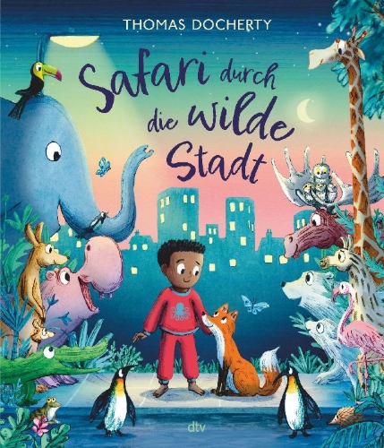 Buchcover und Innenansicht für das Buch: Safari durch die wilde Stadt