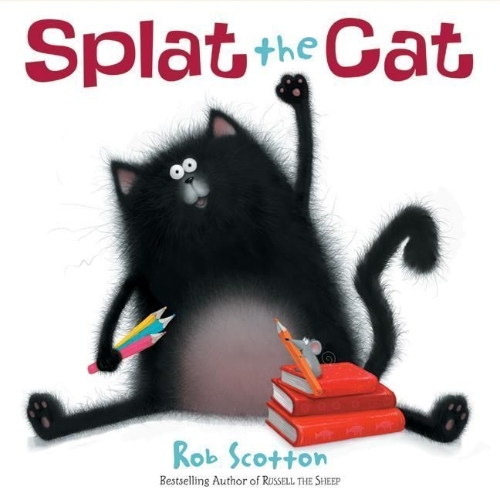 Buchcover und Innenansicht für das Buch: Splat the Cat