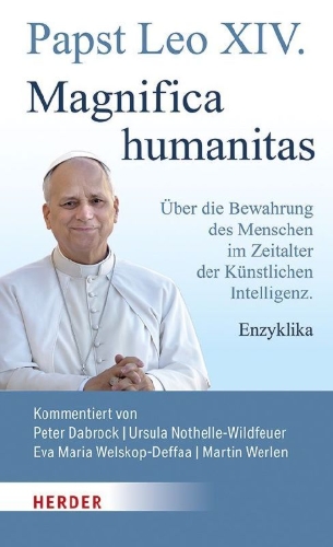 Buchcover und Innenansicht für das Buch: Magnifica humanitas