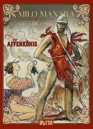 Buchcover und Innenansicht für das Buch: Le Singe