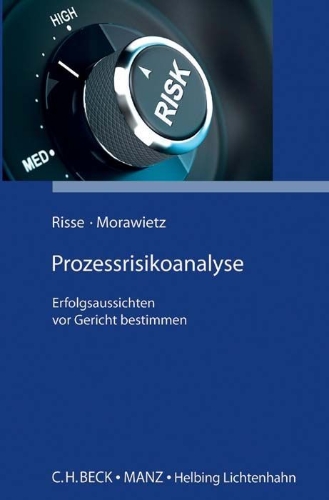 Buchcover und Innenansicht für das Buch: Prozessrisikoanalyse