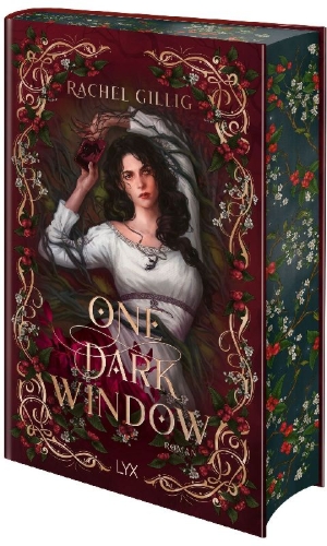 Buchcover und Innenansicht für das Buch: ONE DARK WINDOW