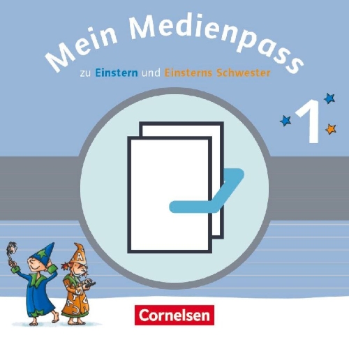 Buchcover und Innenansicht für das Buch: Einsterns Schwester - Zu Ausgabe 2015 und Ausgabe 2021 - 1. Schuljahr