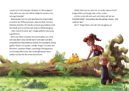 Buchcover und Innenansicht für das Buch: Die Nervknödel