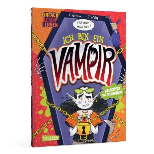 Buchcover und Innenansicht für das Buch: Hol mich raus hier! Ich bin ein Vampir!