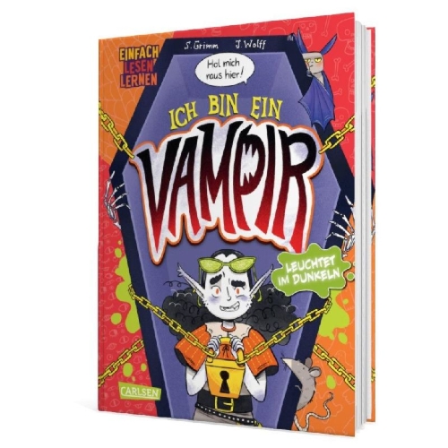 Buchcover und Innenansicht für das Buch: Hol mich raus hier! Ich bin ein Vampir!