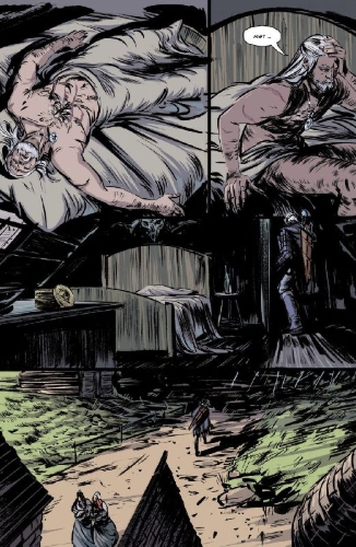 Buchcover und Innenansicht für das Buch: The Witcher: Witch's Lament #1-#4
