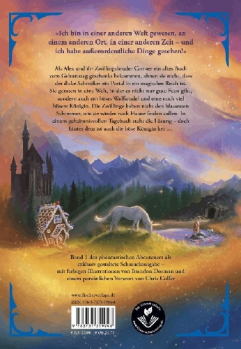 Buchcover und Innenansicht für das Buch: The Land of Stories: The Wishing Spell: 10th Anniversary Illustrated Edition