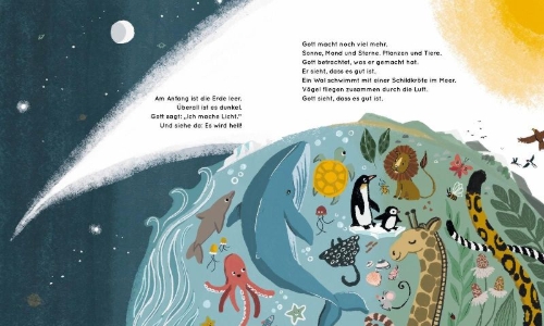 Buchcover und Innenansicht für das Buch: Peuterbijbel