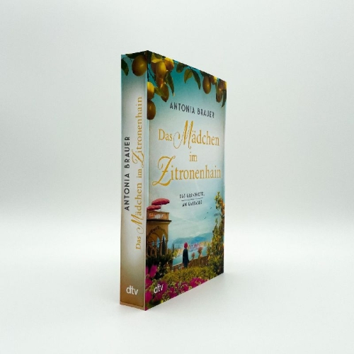 Buchcover und Innenansicht für das Buch: Das Mädchen im Zitronenhain