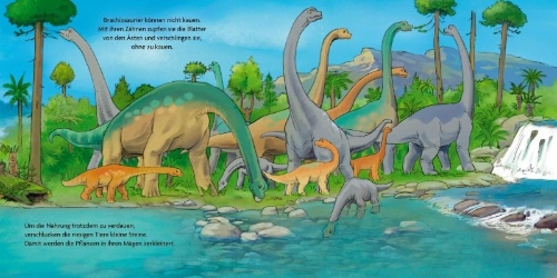 Buchcover und Innenansicht für das Buch: LESEMAUS 94: Kleiner Dino in großer Gefahr