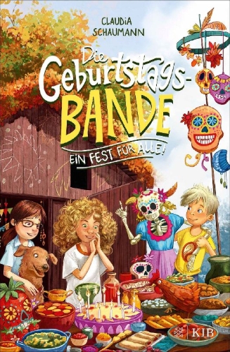 Buchcover und Innenansicht für das Buch: Die Geburtstagsbande. Ein Fest für alle!
