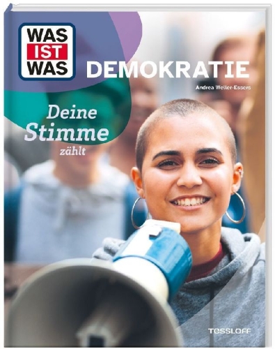 Buchcover und Innenansicht für das Buch: WAS IST WAS Demokratie. Deine Stimme zählt