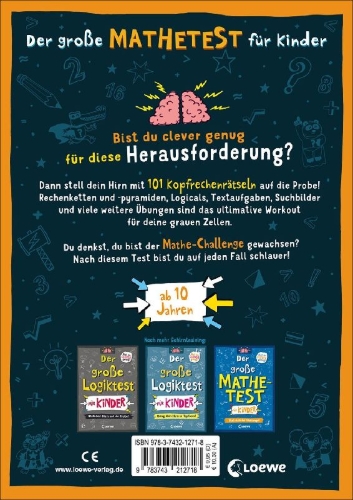 Buchcover und Innenansicht für das Buch: Mental Maths Games for Clever Kids