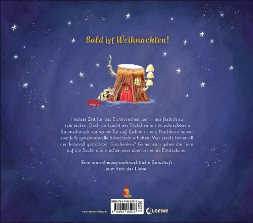 Buchcover und Innenansicht für das Buch: Le sapin de Noel des quatres amis