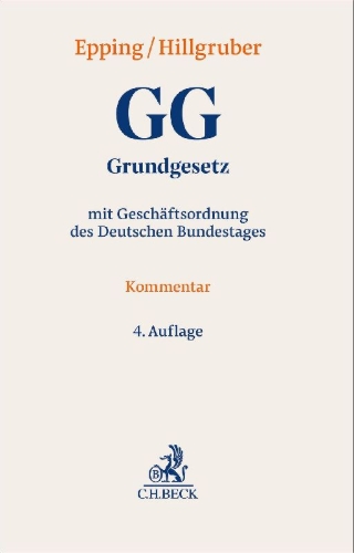 Buchcover und Innenansicht für das Buch: Grundgesetz. GG