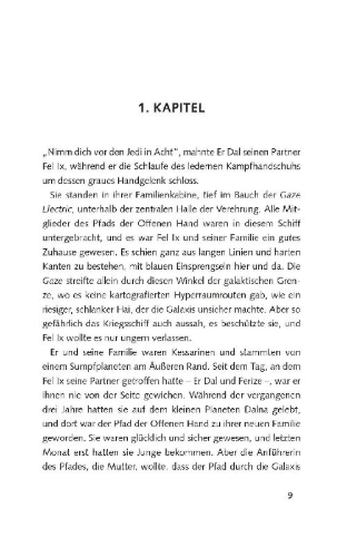 Buchcover und Innenansicht für das Buch: Star Wars: The High Republic - The Quest for Planet X