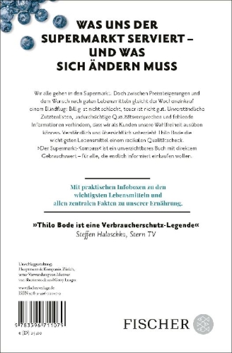 Buchcover und Innenansicht für das Buch: Der Supermarkt-Kompass