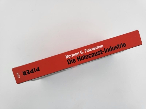Buchcover und Innenansicht für das Buch: The Holocaust Industry