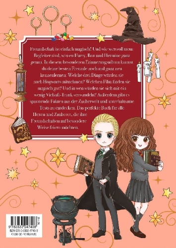 Buchcover und Innenansicht für das Buch: Harry Potter: Meine Freunde