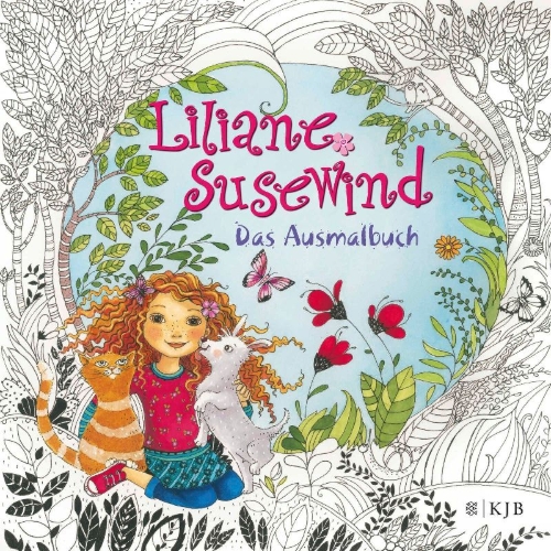 Buchcover und Innenansicht für das Buch: Liliane Susewind - Das Ausmalbuch