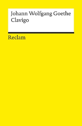 Buchcover und Innenansicht für das Buch: Clavigo. Ein Trauerspiel