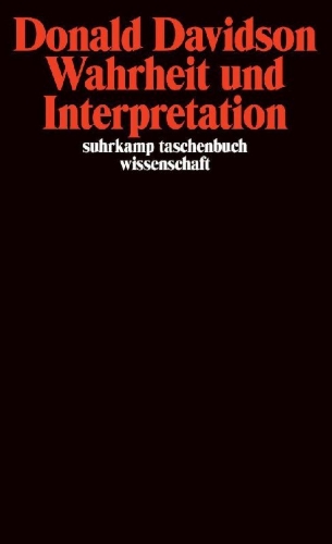 Buchcover und Innenansicht für das Buch: Inquiries into Truth and Interpretation