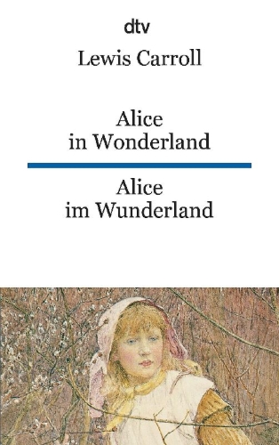 Buchcover und Innenansicht für das Buch:  >Alice's Adventures in Wonderland< 
