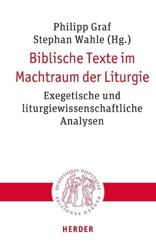 Buchcover und Innenansicht für das Buch: Biblische Texte im Machtraum der Liturgie