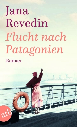Buchcover und Innenansicht für das Buch: Flucht nach Patagonien