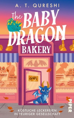 Buchcover und Innenansicht für das Buch: The Baby Dragon Bakery