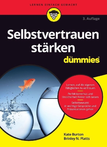 Buchcover und Innenansicht für das Buch: Selbstvertrauen stärken für Dummies