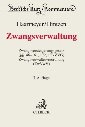 Buchcover und Innenansicht für das Buch: Zwangsverwaltung