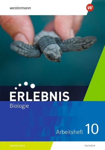 Buchcover und Innenansicht für das Buch: Erlebnis Biologie 10. Arbeitsheft. Für Sachsen