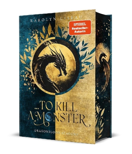Buchcover und Innenansicht für das Buch: ... to Kill a Monster. Dragonblood Academy