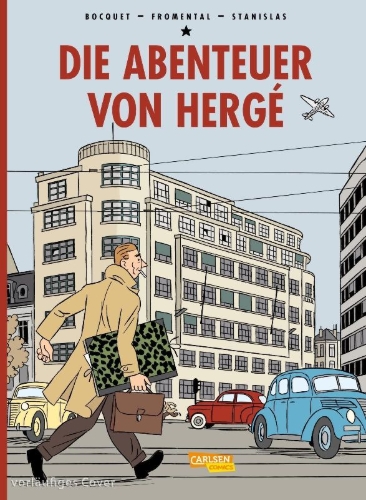 Buchcover und Innenansicht für das Buch: Les Aventures d´Hergé