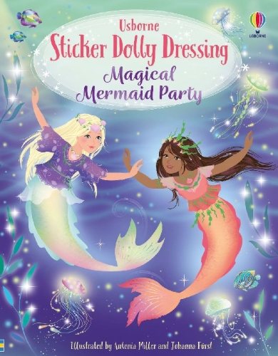 Buchcover und Innenansicht für das Buch: Sticker Dolly Dressing Magical Mermaid Party