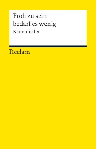 Buchcover und Innenansicht für das Buch: Froh zu sein bedarf es wenig