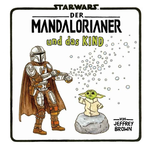 Buchcover und Innenansicht für das Buch: Star Wars: Mandalorian and Child