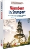 Buchcover und Innenansicht für das Buch: Wandern in Stuttgart