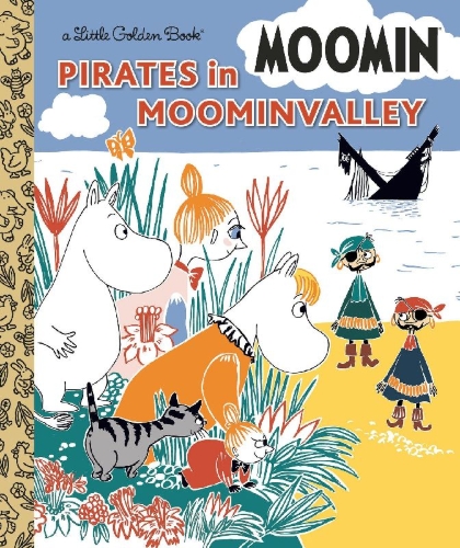 Buchcover und Innenansicht für das Buch: Pirates in Moominvalley (Moomin)