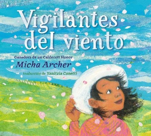 Buchcover und Innenansicht für das Buch: Vigilantes del Viento (Wind Watchers Spanish Edition)