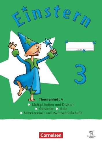 Buchcover und Innenansicht für das Buch: Einstern Mathematik 03. Themenheft 4 - Verbrauchsmaterial