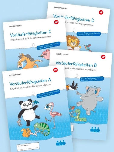 Buchcover und Innenansicht für das Buch: Westermann Unterrichtsmaterialien Grundschule. Paket Vorläuferfähigkeiten