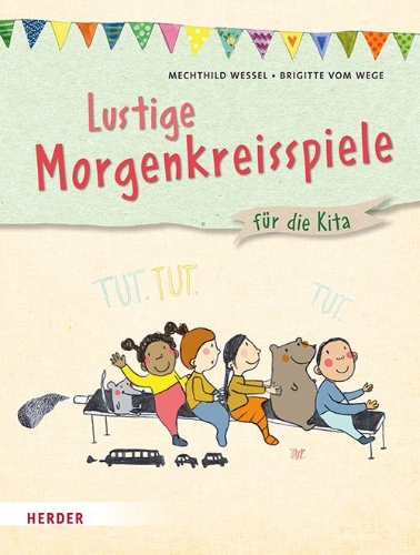 Buchcover und Innenansicht für das Buch: Lustige Morgenkreisspiele